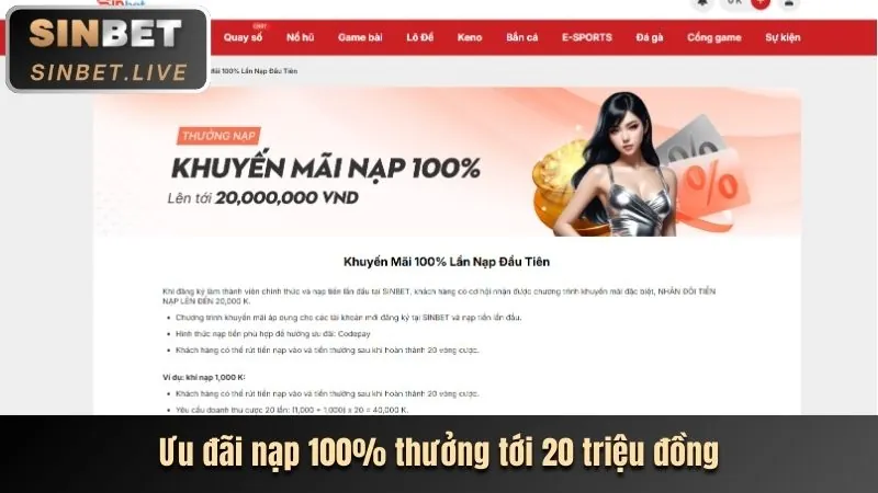 Hoàn Trả Thể Thao V9BET